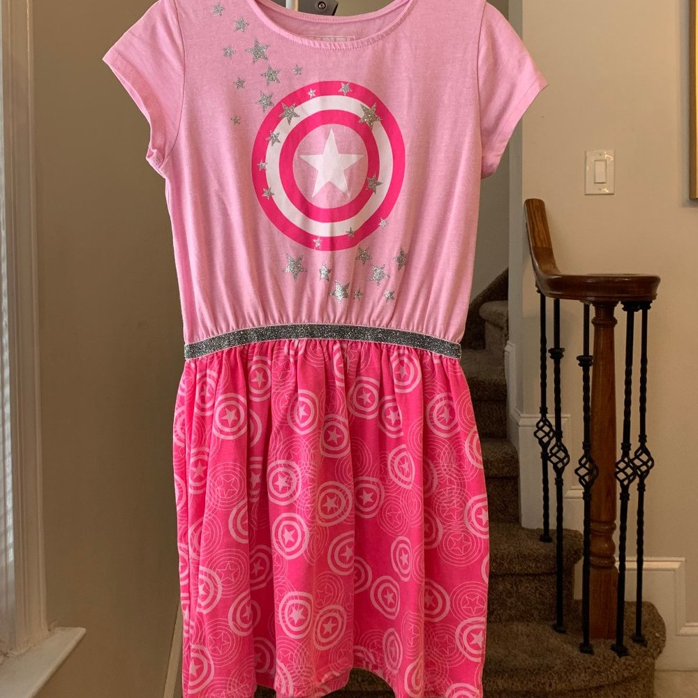 Marvel Pink Captain America Dress